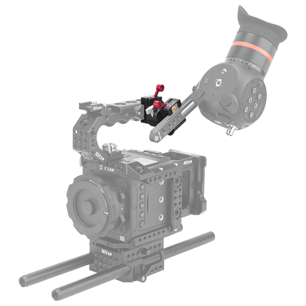 Nitze N11-NR02 Rotating EVF Mount (QR NATO Clamp to QR NATO Clamp)
