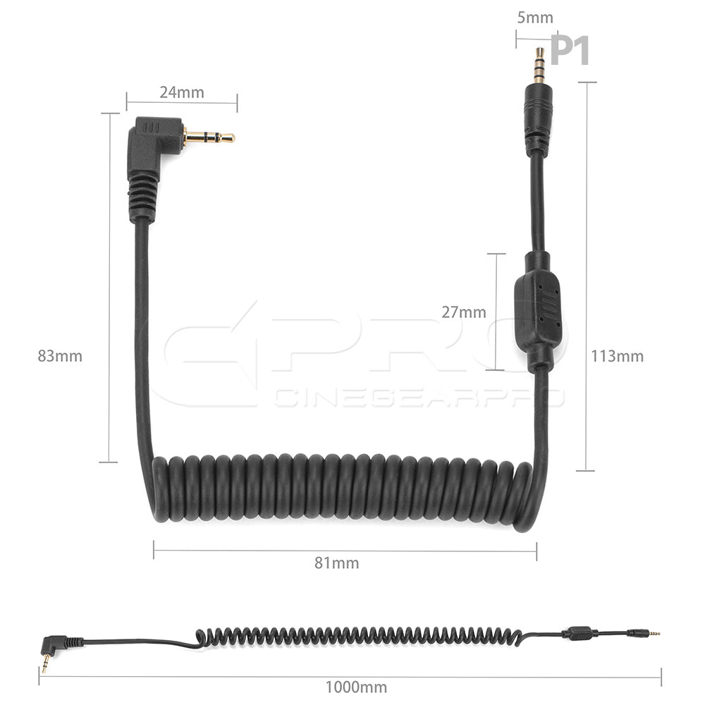 ZEAPON Shutter Release Cable For Mirco 2 Series Slider