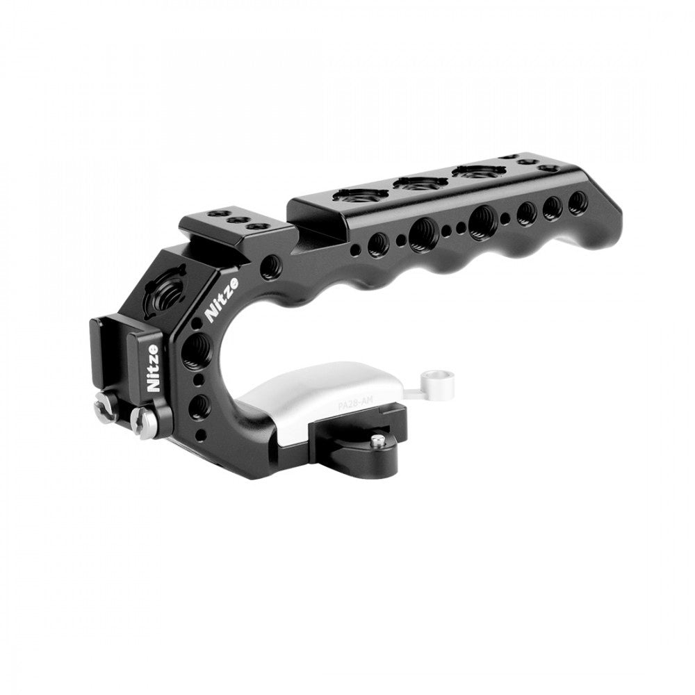 Nitze Stinger Handle with 3/8” ARRI Locating Pins - Magnesium-aluminum version - PA28-BM