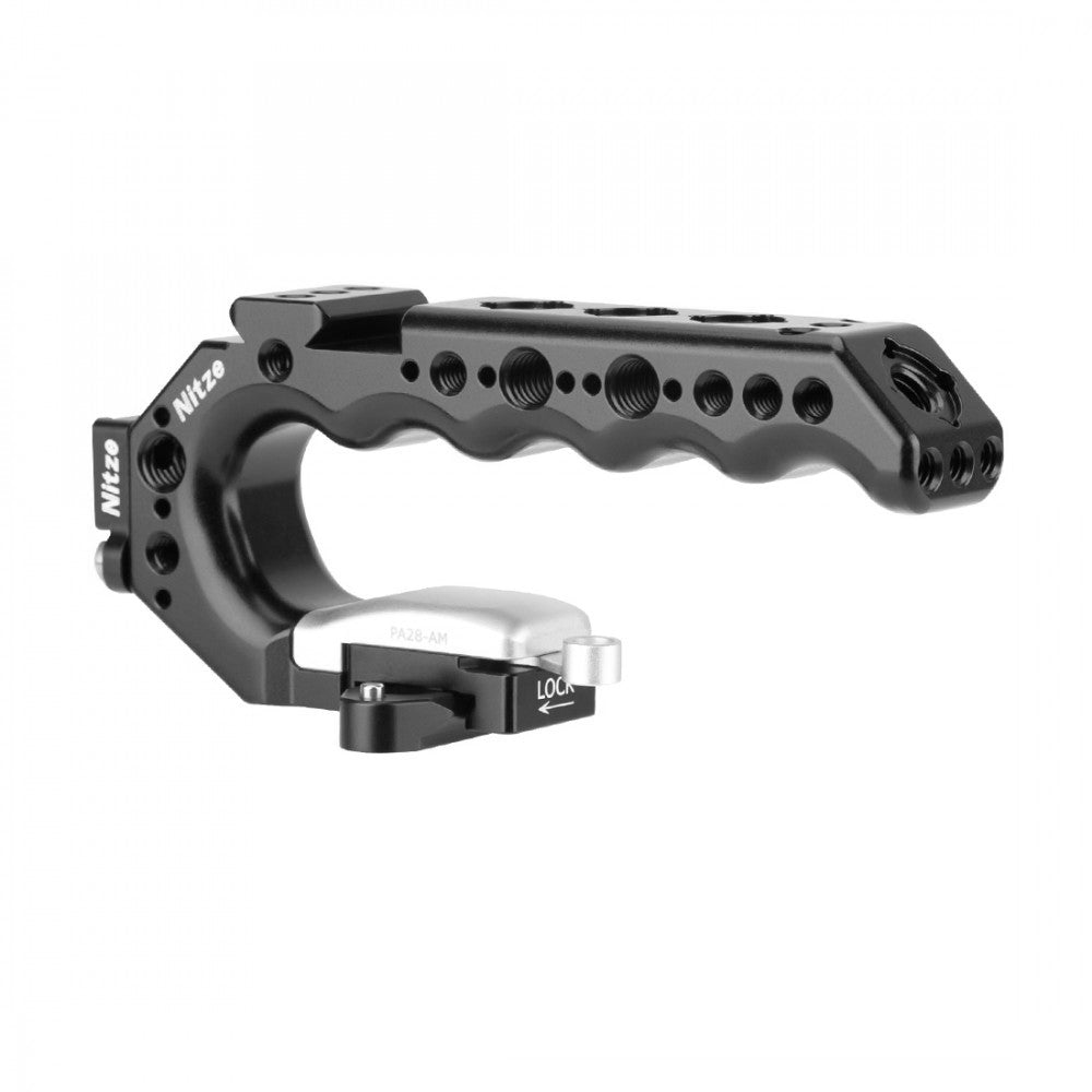 Nitze Stinger Handle with 3/8” ARRI Locating Pins - Magnesium-aluminum version - PA28-BM