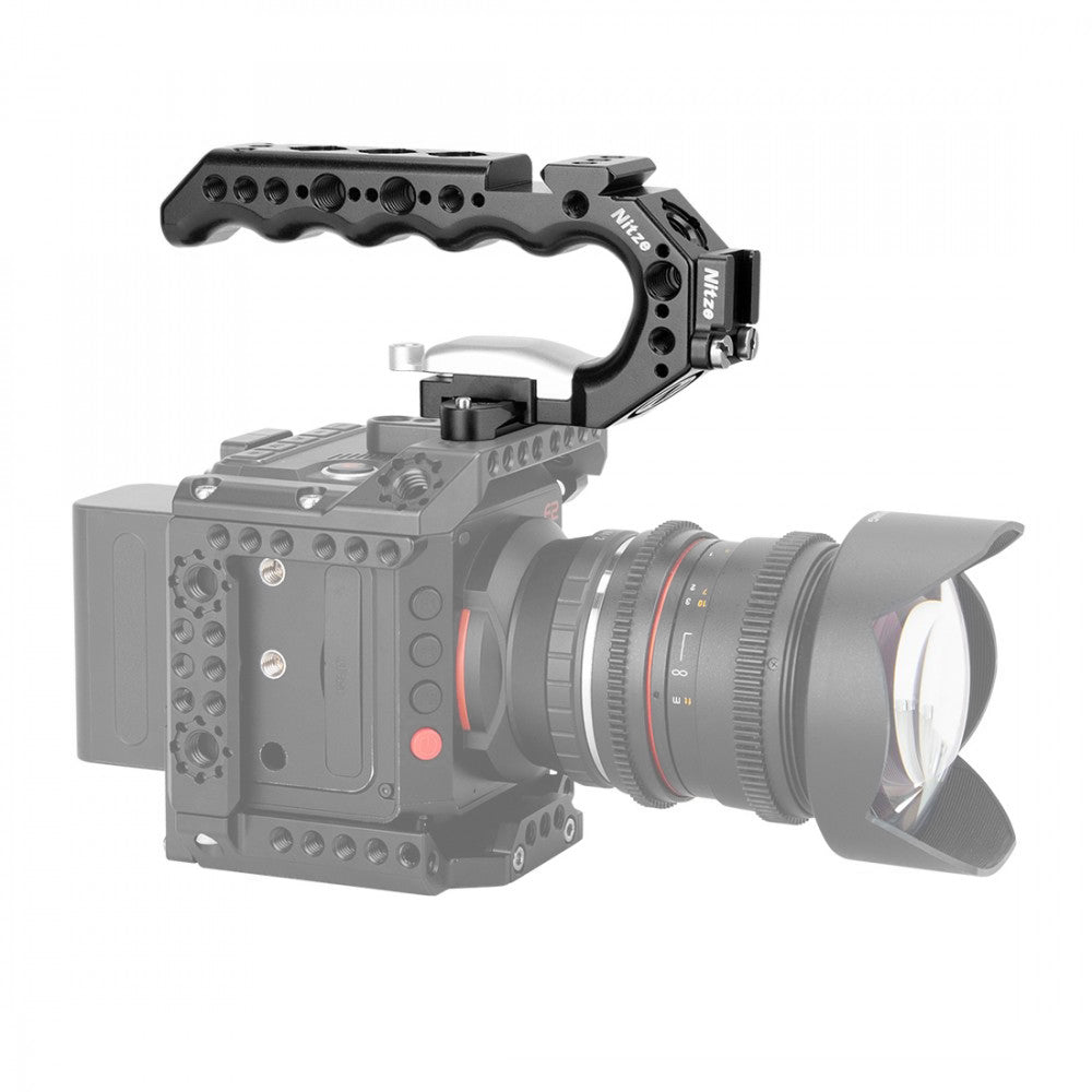 Nitze Stinger Handle with 3/8” ARRI Locating Pins - Magnesium-aluminum version - PA28-BM