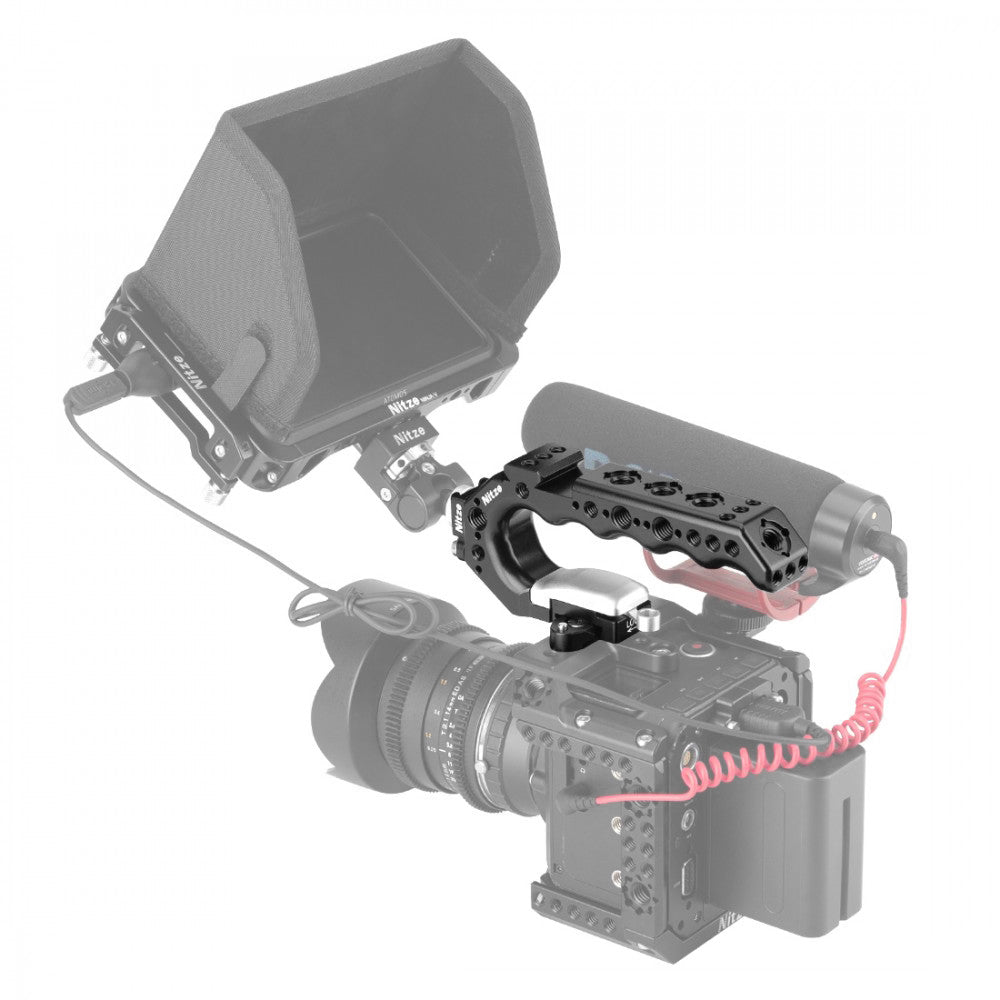 Nitze Stinger Handle with 3/8” ARRI Locating Pins - Magnesium-aluminum version - PA28-BM