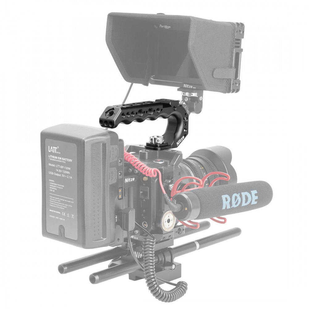 Nitze Stinger Handle with 3/8” ARRI Locating Pins - PA28-BK