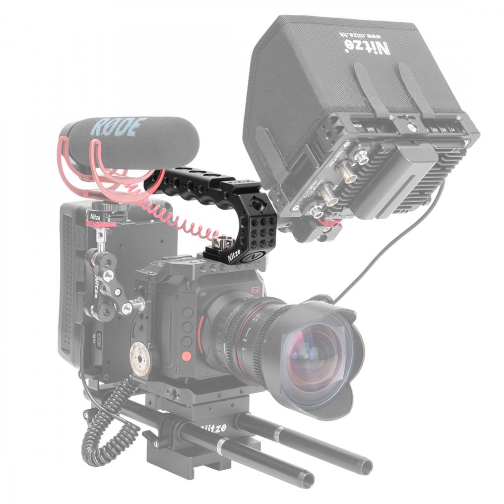 Nitze Stinger Handle with 3/8” ARRI Locating Pins - PA28-BK