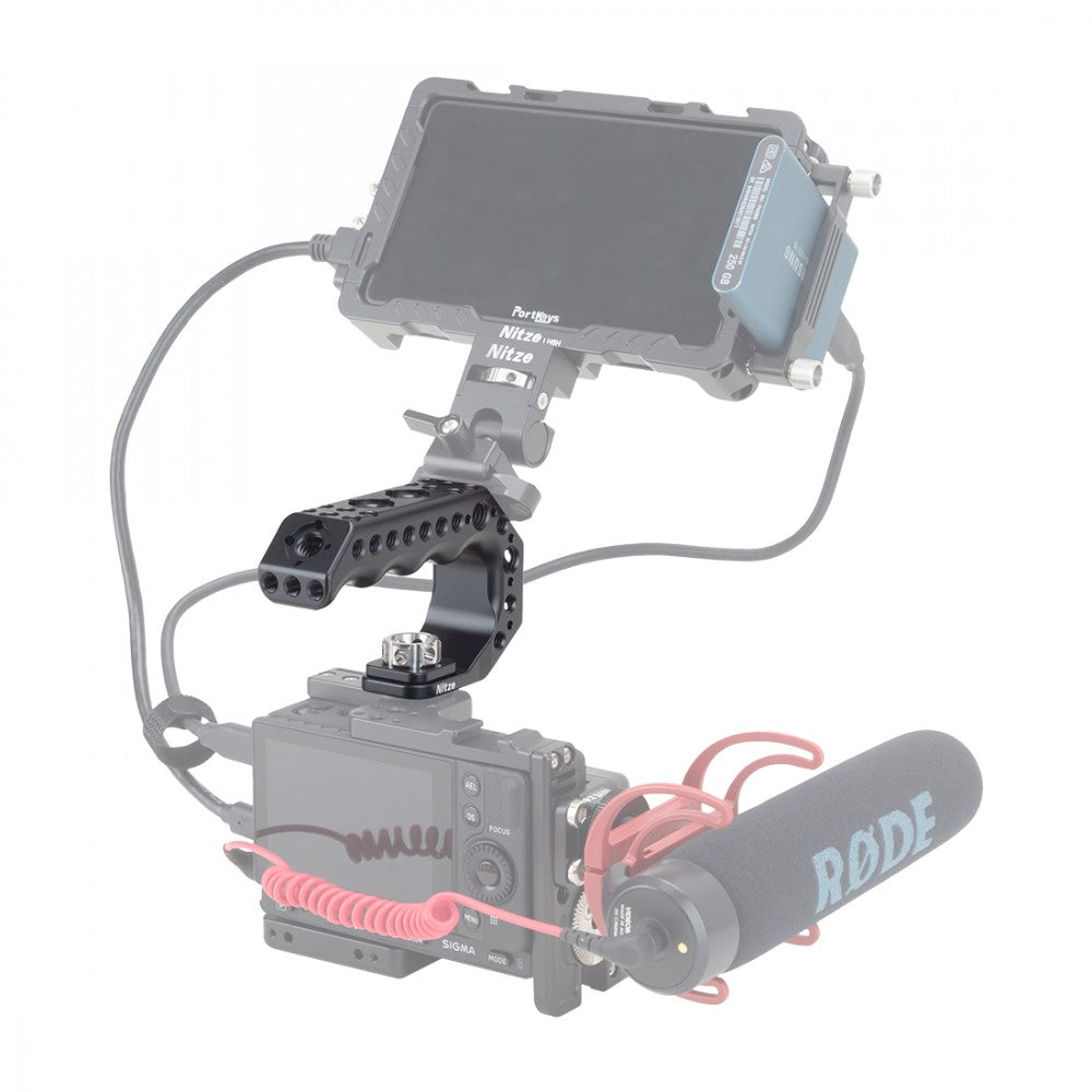 Nitze Lil Stinger Handle with 3/8” ARRI Locating Pins - PA28M-BK