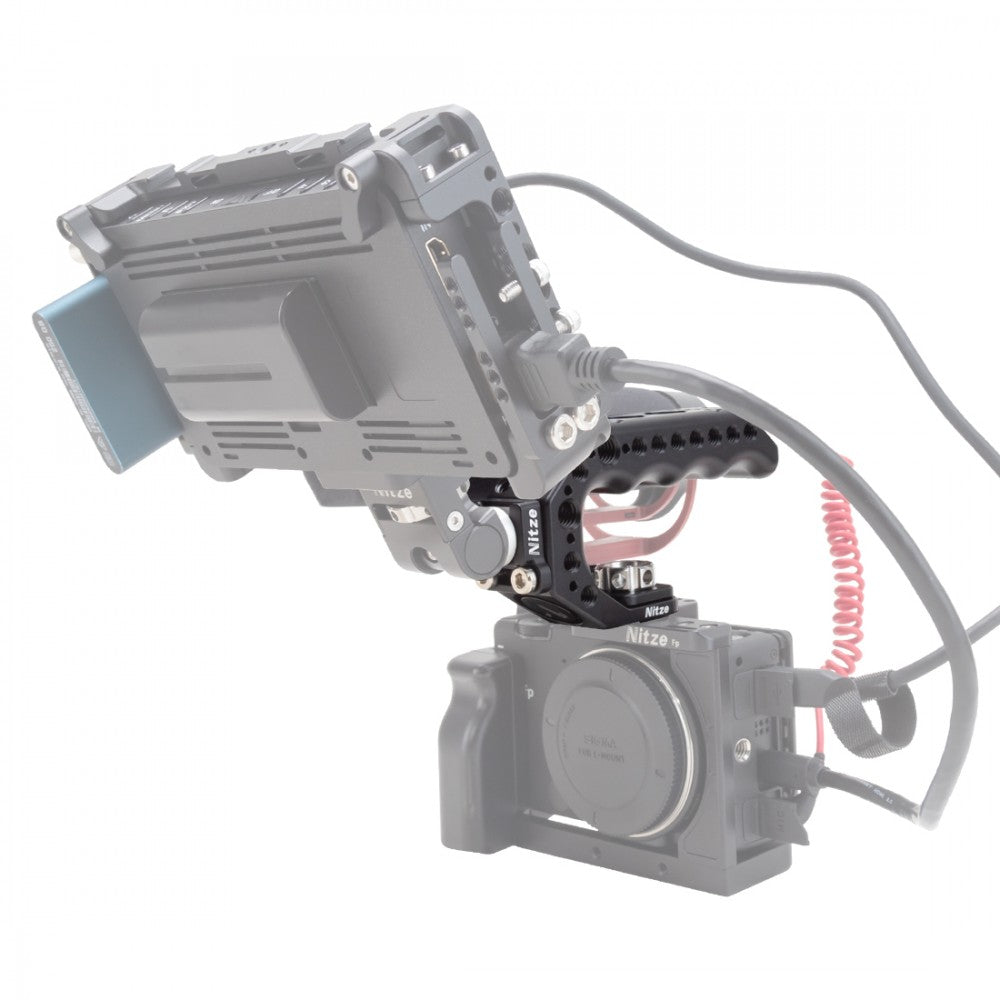 Nitze Lil Stinger Handle with 3/8” ARRI Locating Pins - PA28M-BK