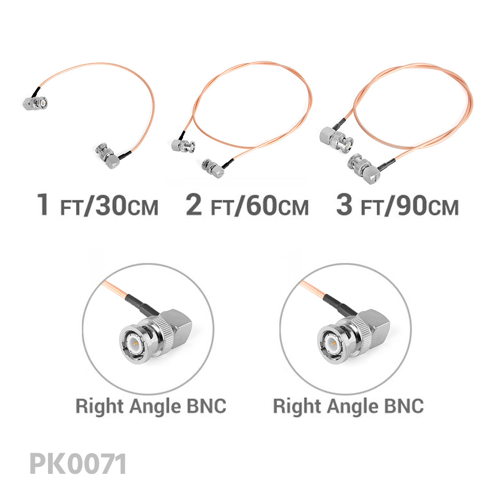 CGPro Ultra Thin BNC/DIN HD-SDI 6G-SDI Cable Bundle Pack