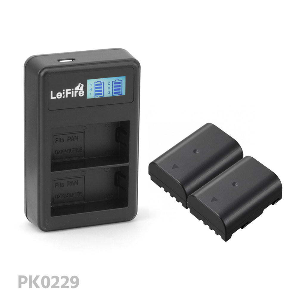 DMW-BLF19E Replacement 1860mAh Rechargeable Lithium-Ion Battery Pack for Panasonic Lumix GH5/GH4 Battery - CINEGEARPRO