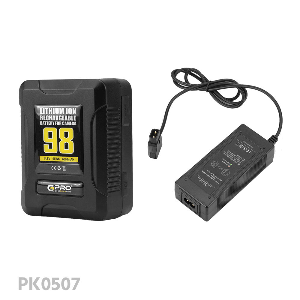 CGPro Ultra Small Size Mini V-Lock Li-Ion V-Mount Battery w/ USB Output (98-270Wh) Battery - CINEGEARPRO