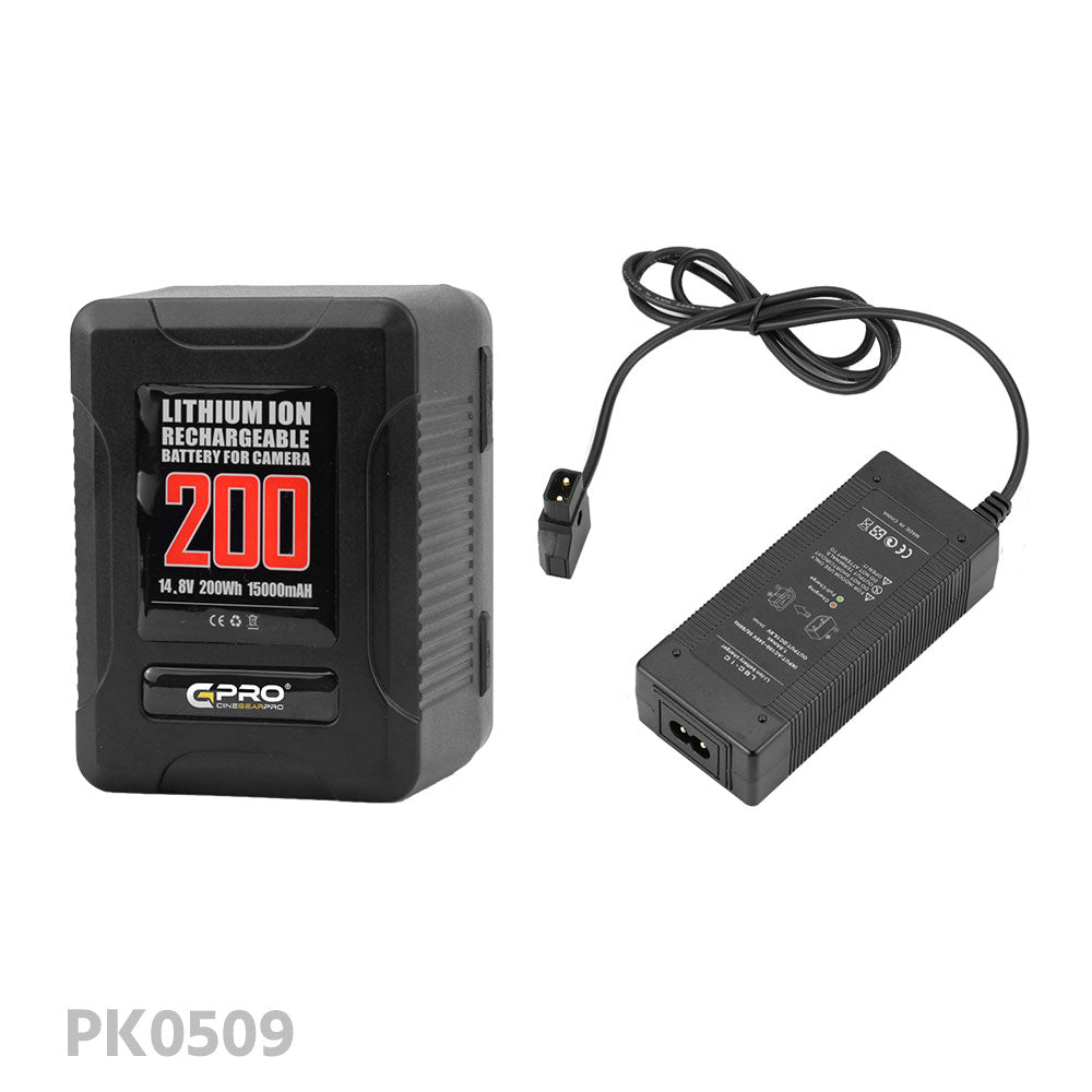 CGPro Ultra Small Size Mini V-Lock Li-Ion V-Mount Battery w/ USB Output (98-270Wh) Battery - CINEGEARPRO
