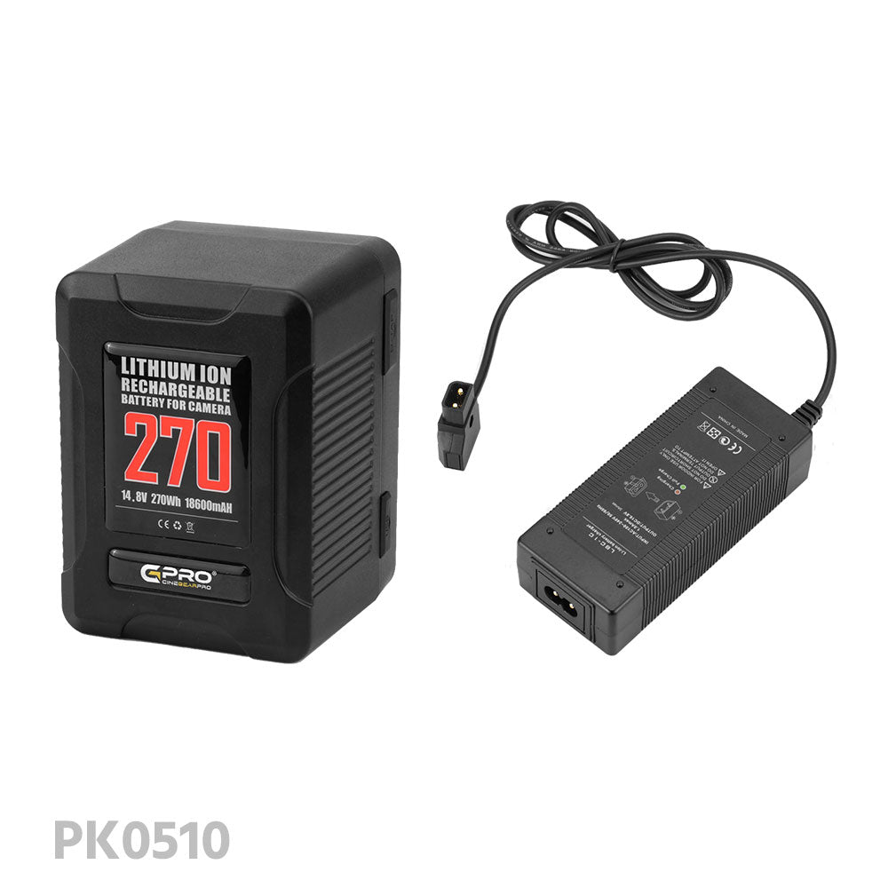 CGPro Ultra Small Size Mini V-Lock Li-Ion V-Mount Battery w/ USB Output (98-270Wh) Battery - CINEGEARPRO