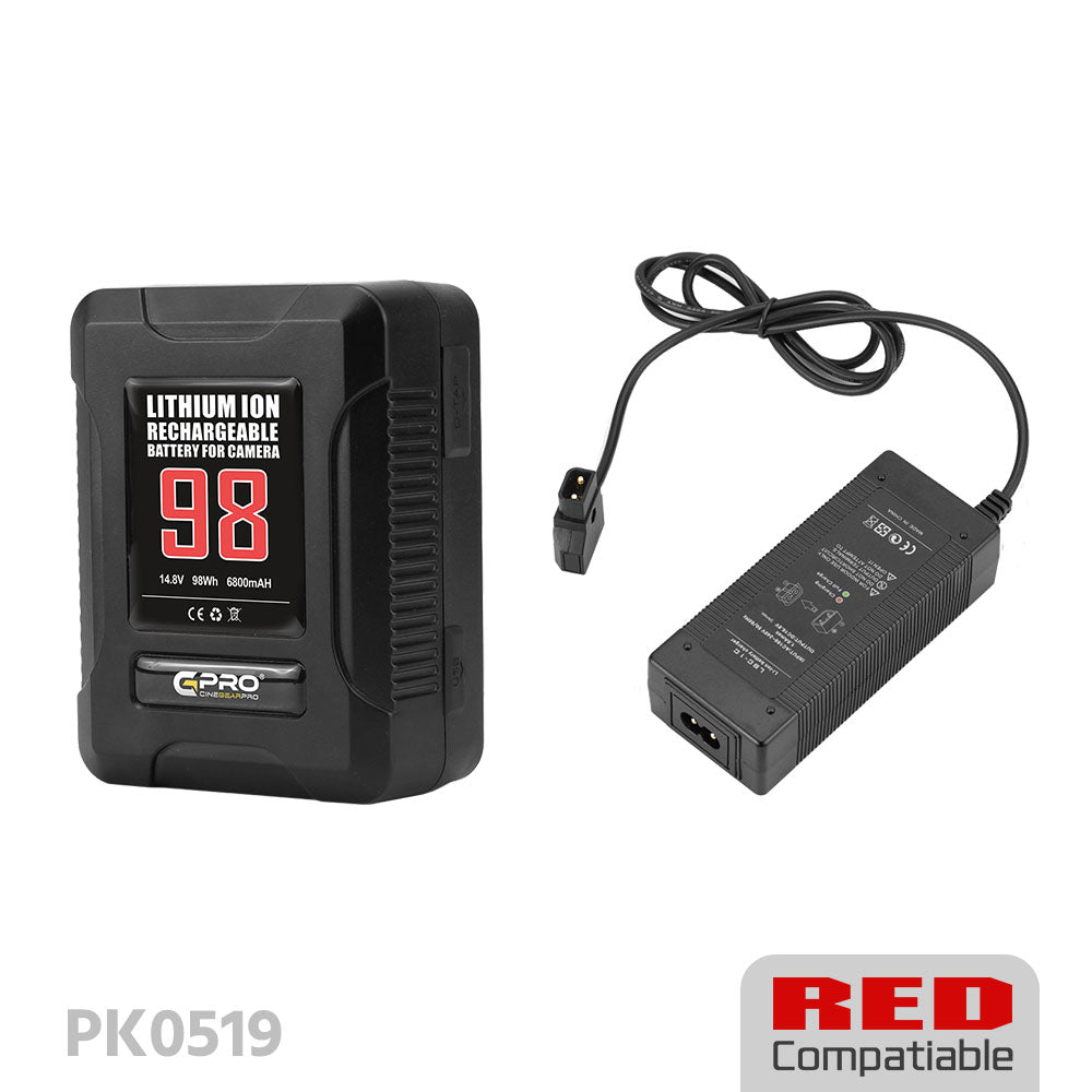 CGPro Ultra Small Size Mini V-Lock Li-Ion V-Mount Battery w/ USB Output (98-270Wh) Battery - CINEGEARPRO