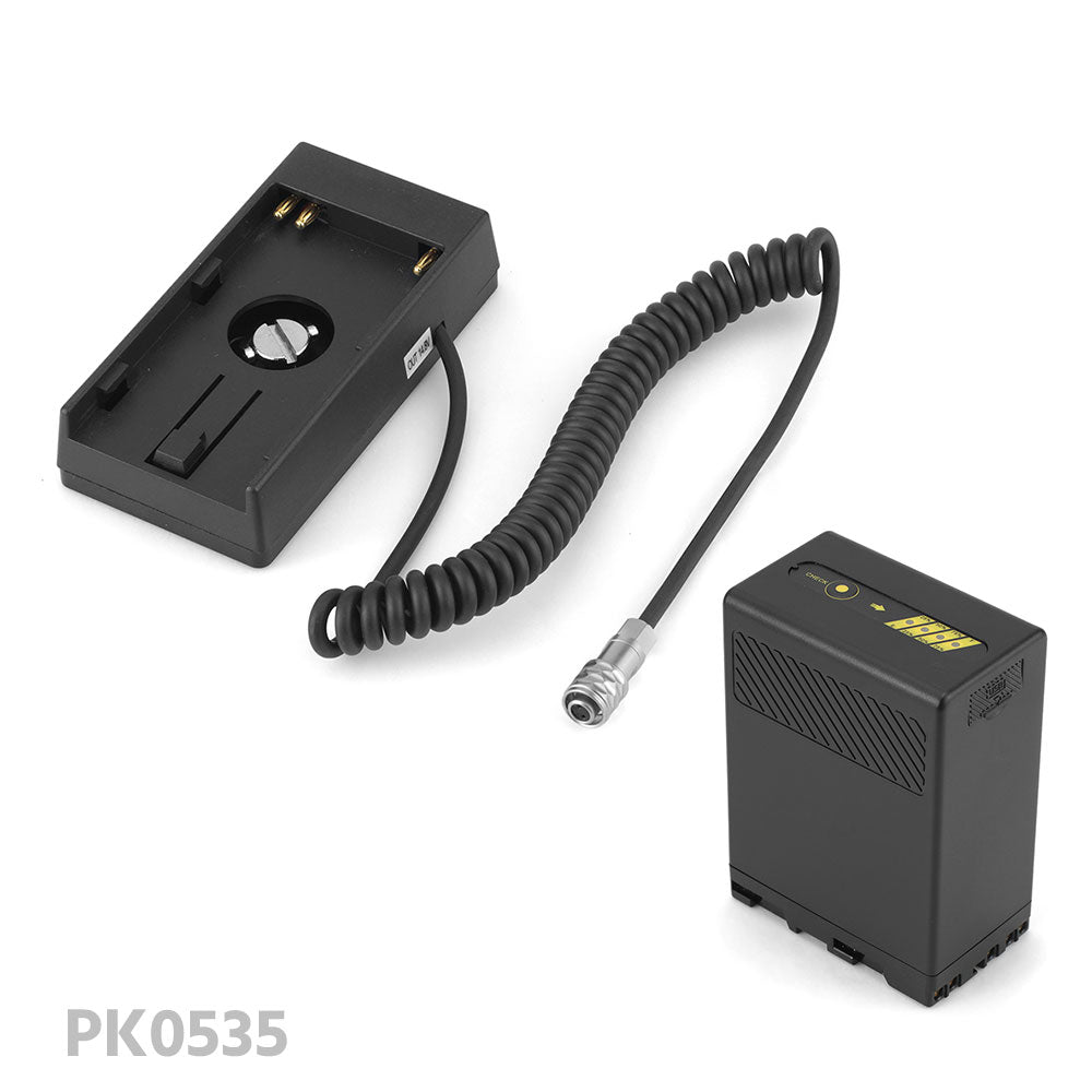 CGPro BP-U Battery Plate w/ BMPCC 4K Coiled Power Cable Battery Plate - CINEGEARPRO