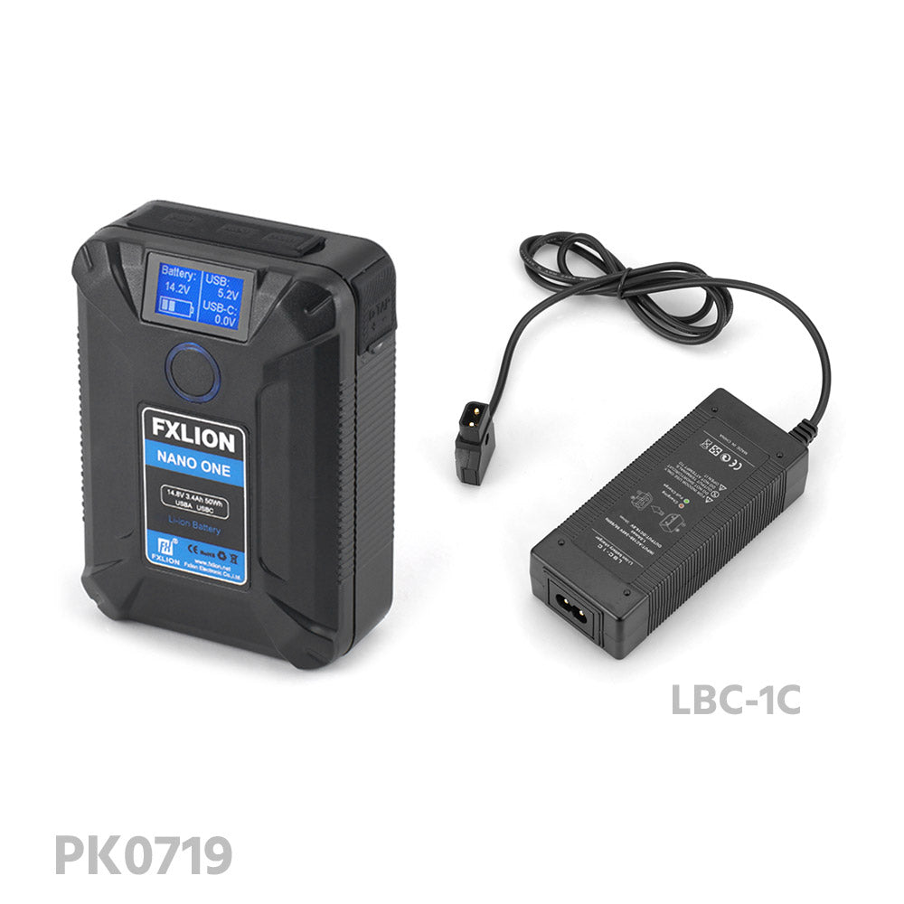FXLION Nano One Pocket 50Wh 14.8V V-Mount Lithium-Ion V-Lock Battery Battery - CINEGEARPRO