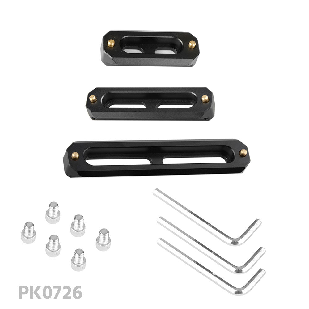 CGPro Triple NATO Rail Quick Release Bar 50mm / 70mm / 100mm NATO Rail Components - CINEGEARPRO