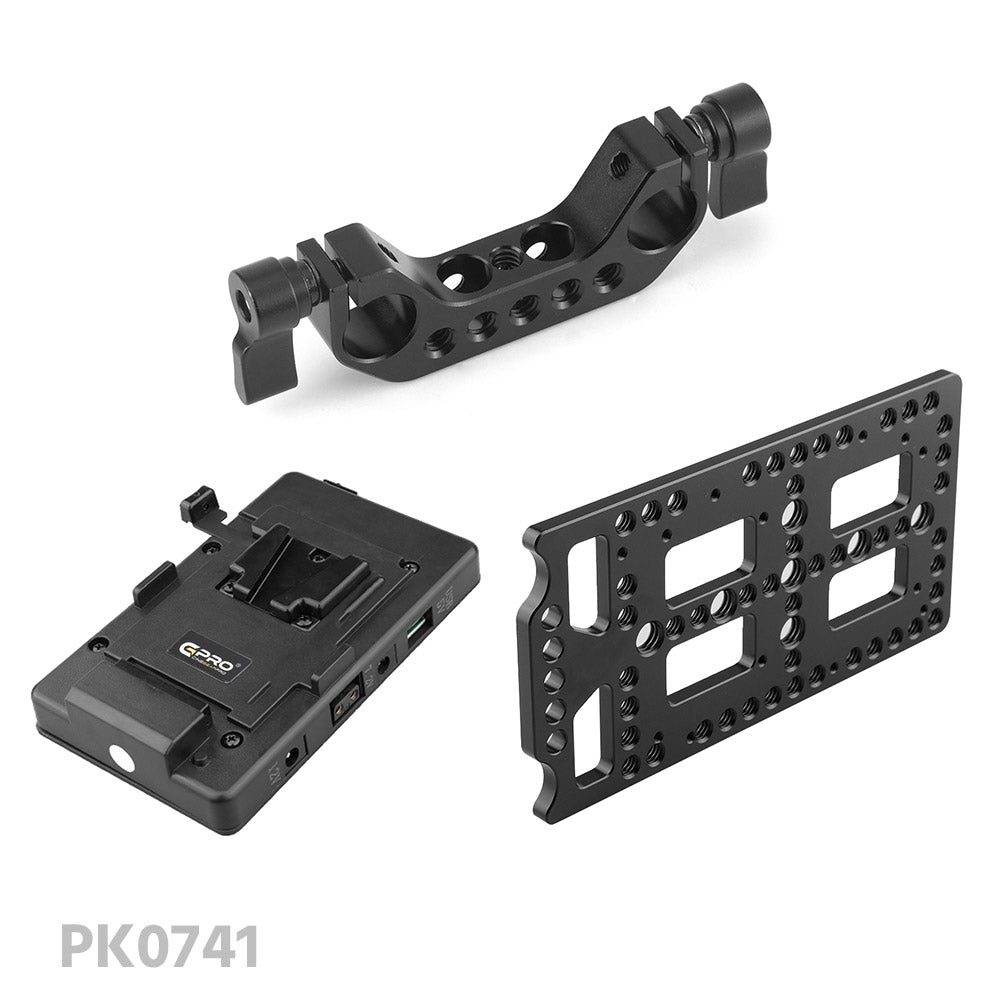 CGPro 1/4"-20 Thread 15mm Rail Clamp Rod Clamps - CINEGEARPRO
