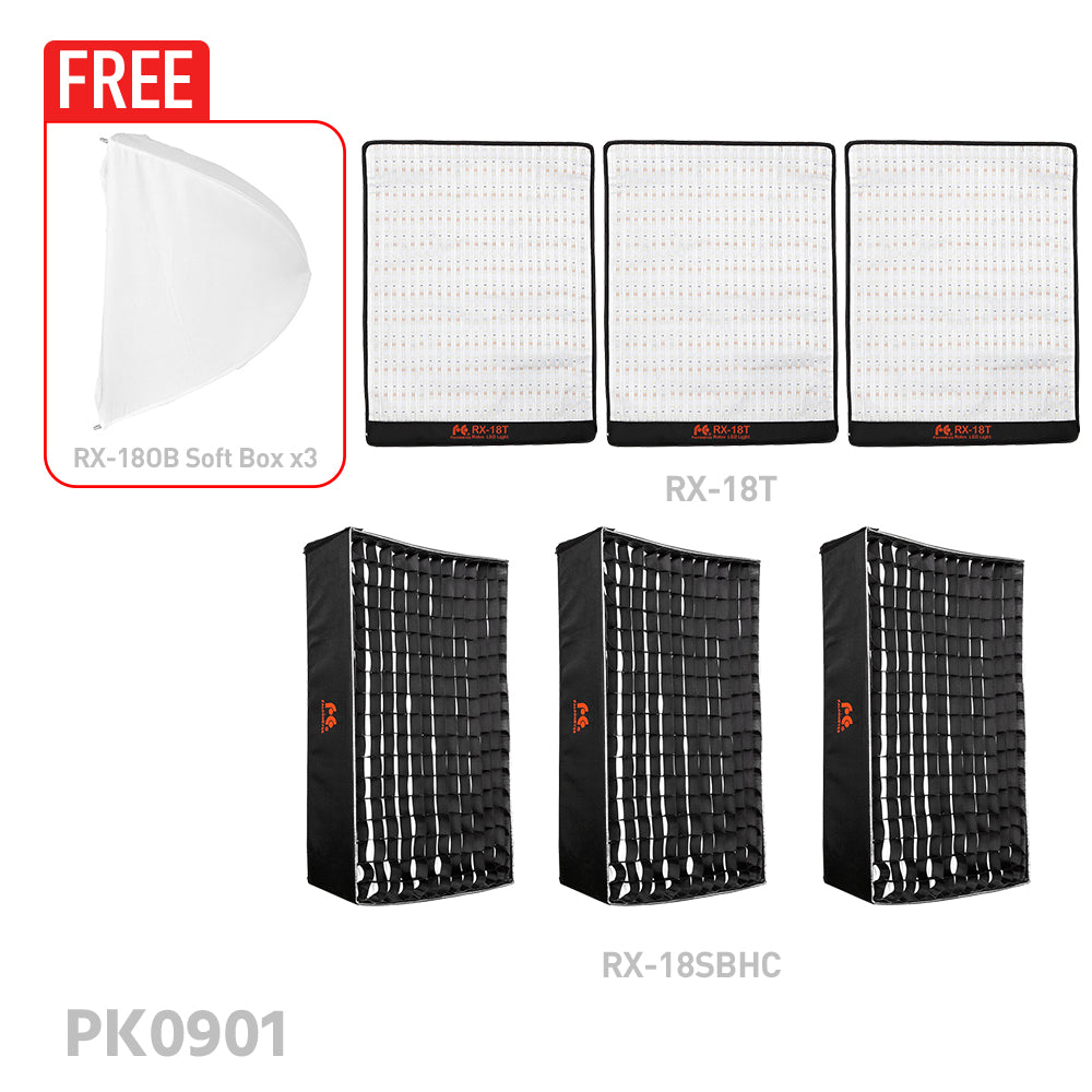 FalconEyes RX-18T 62W Roll-Flex Flexible LED Panel
