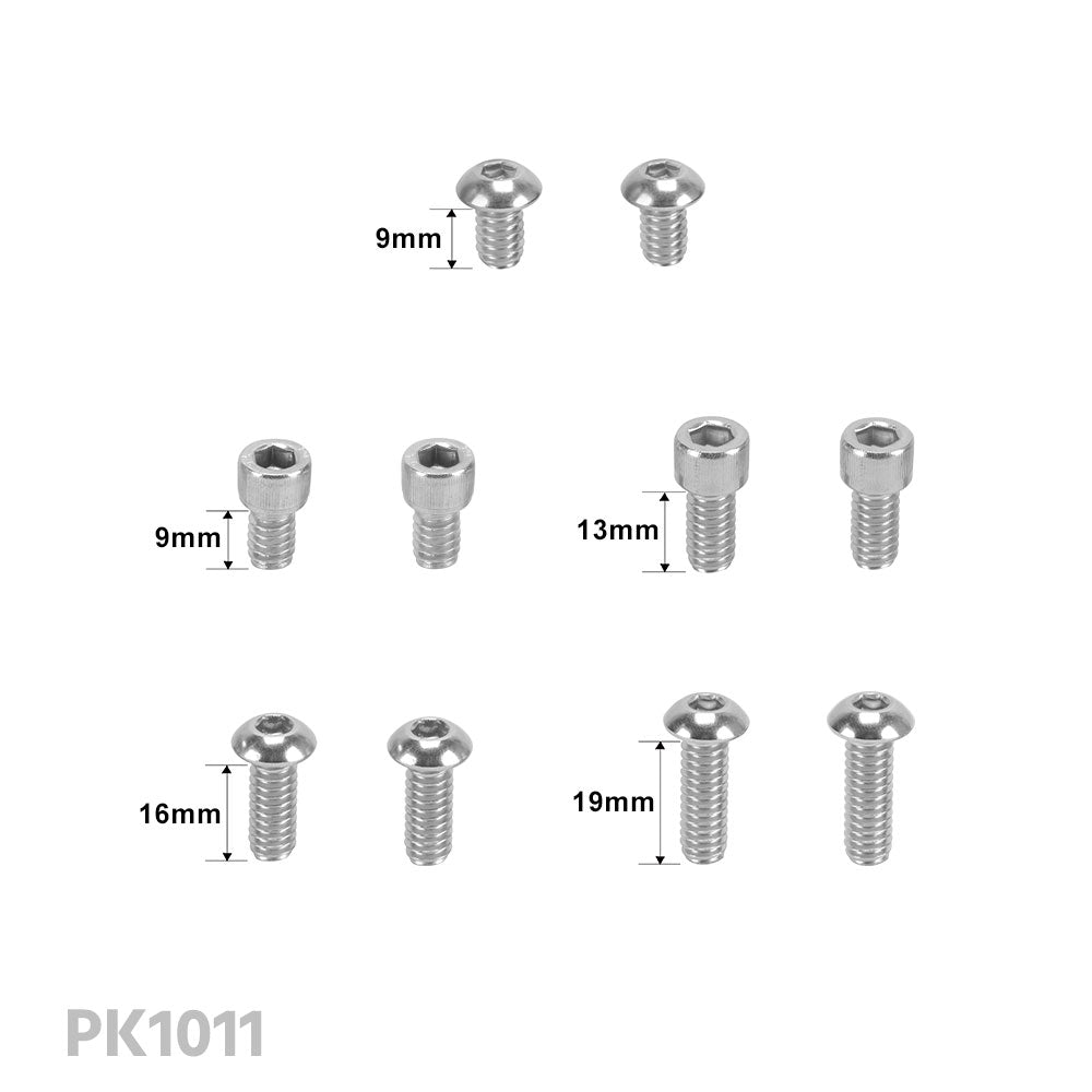 CGPro 1/4"-20 Stainless Steel Hex Screw Multiple Types Screw - CINEGEARPRO
