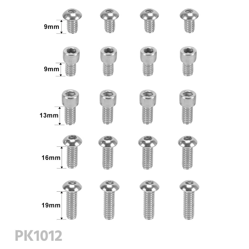 CGPro 1/4"-20 Stainless Steel Hex Screw Multiple Types Screw - CINEGEARPRO