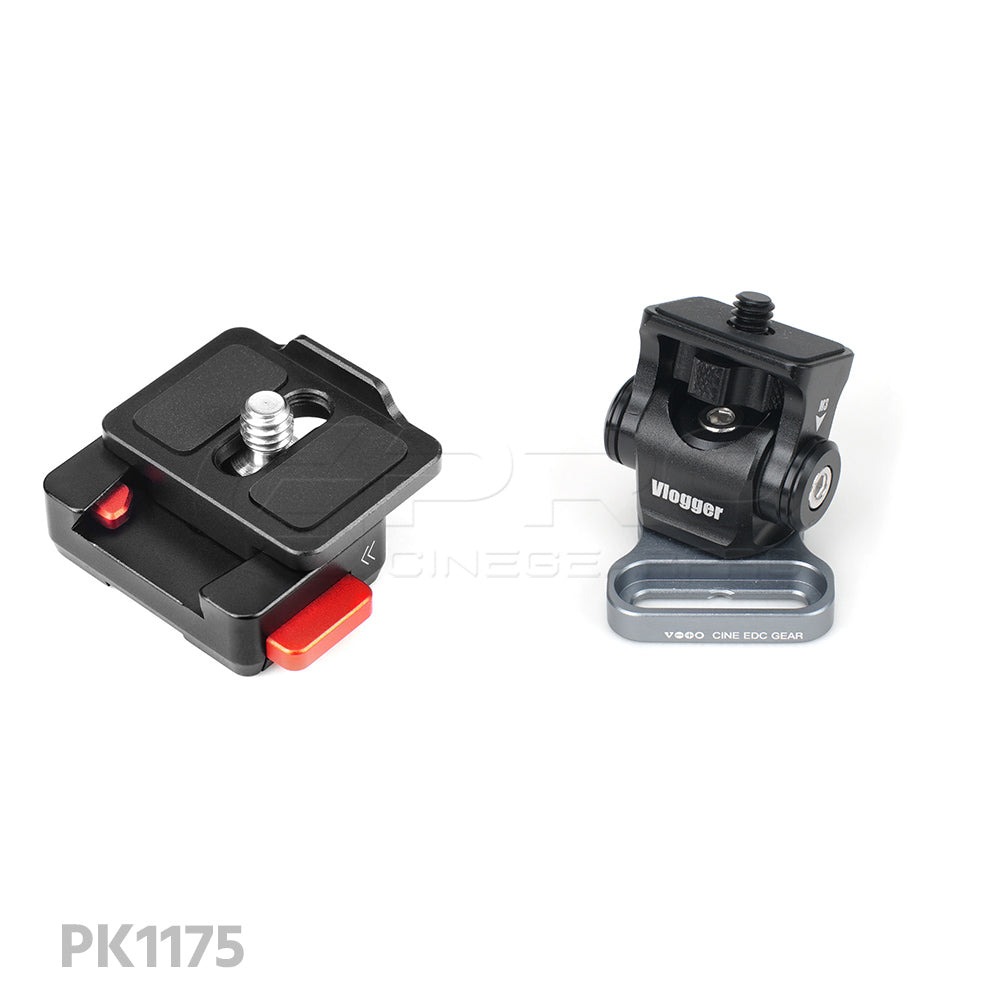 Vlogger Quick Release Adapter W/ Mounting Plate