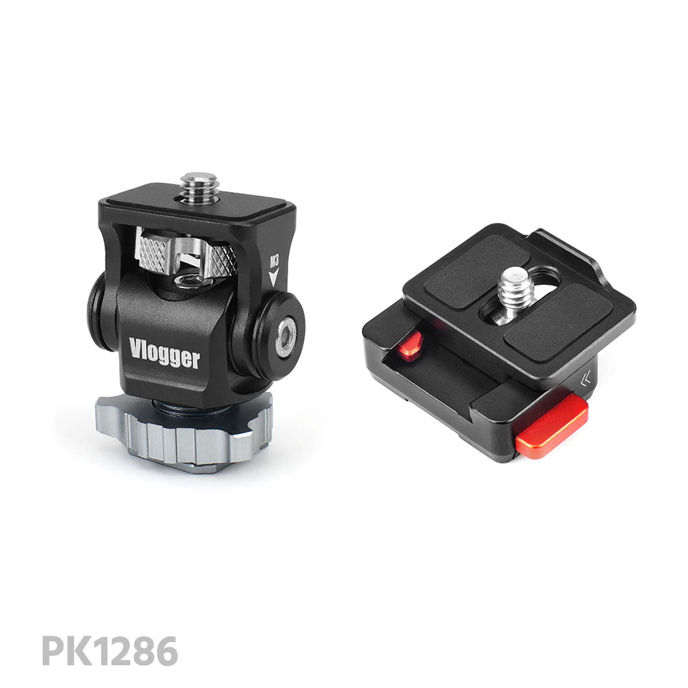 Vlogger Multi-Functional Swivel and Tilt Monitor Mounting Kit