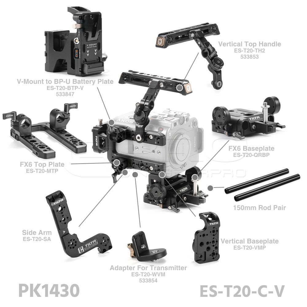 TiLTA ES-T20 Sony FX6 Cage Rig System