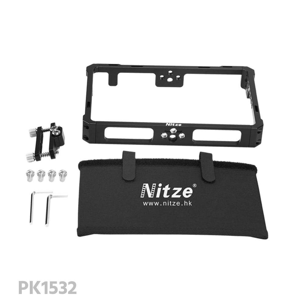 Nitze TP-R7S Monitor Cage Kit for Desview R7S/R&S II 7” Monitor