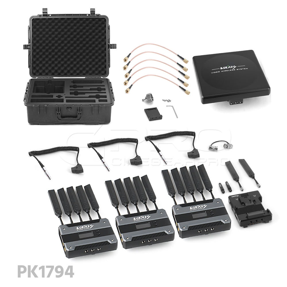VAXIS Storm 3000DV TX Triple Kit 3G-SDI/HDMI Wireless Transmission System (1000m/3000ft)