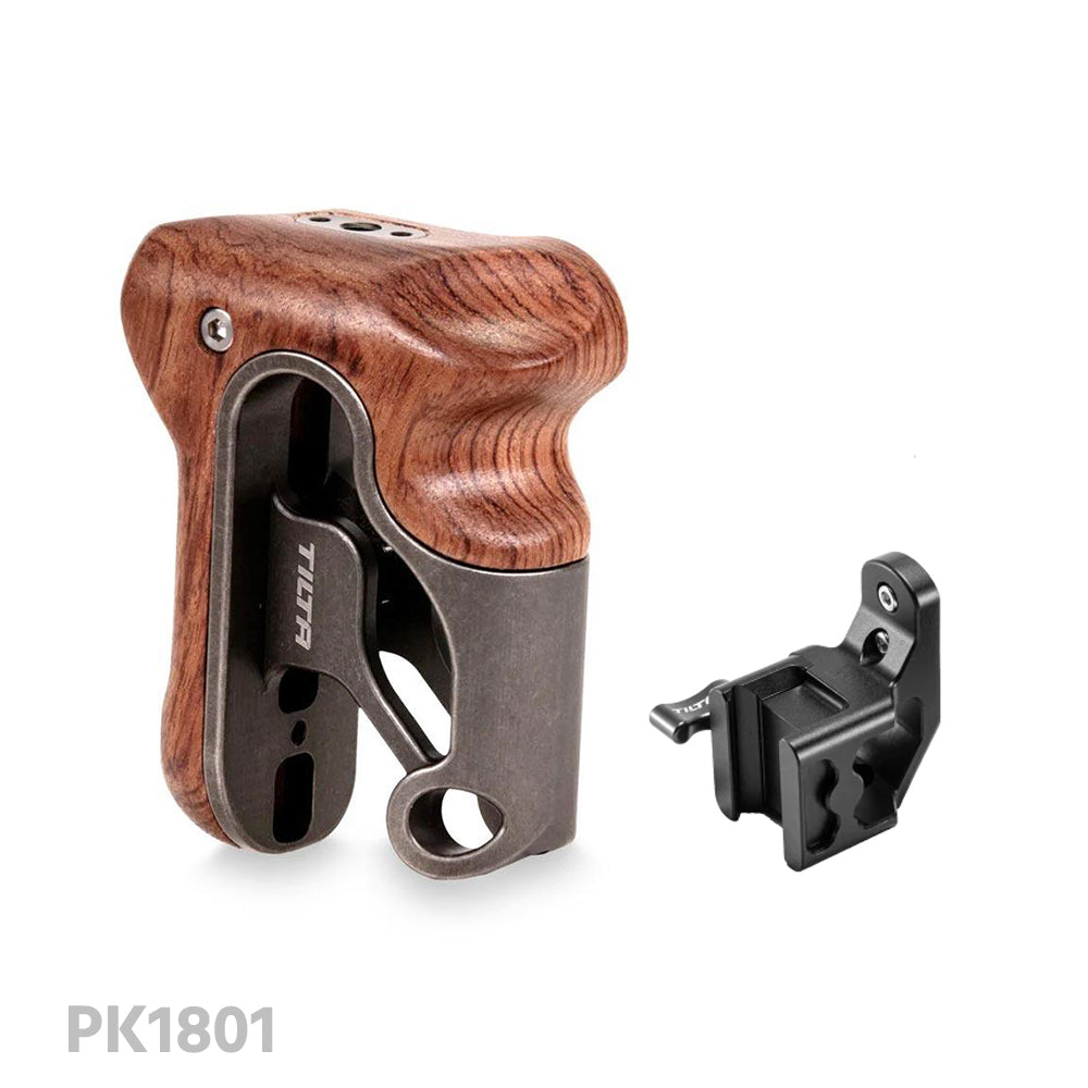 TiLTA Right Side Wooden Handle (Tactical Gray / Black)