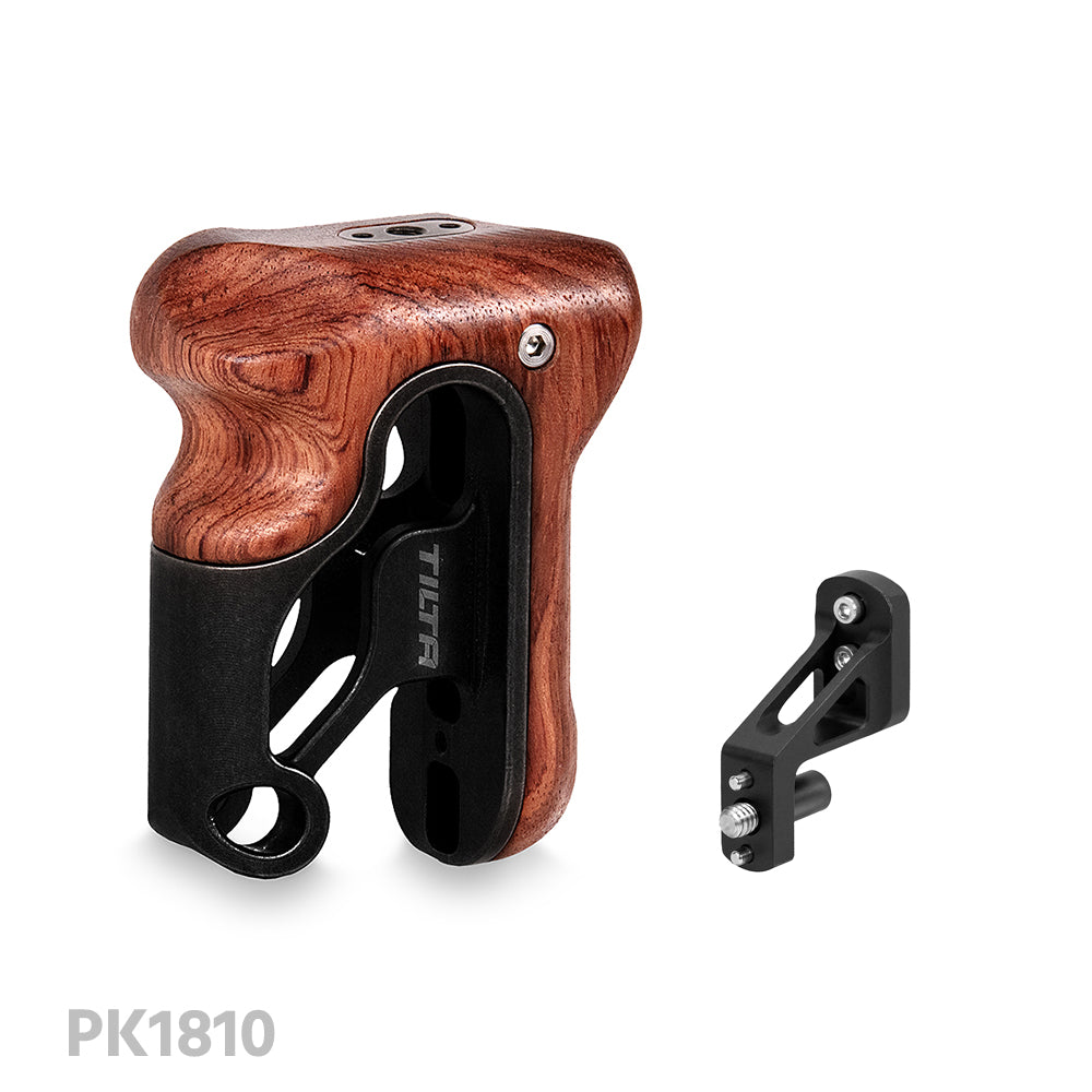 TiLTA Left Side Wooden Handle (Tactical Gray/Black)