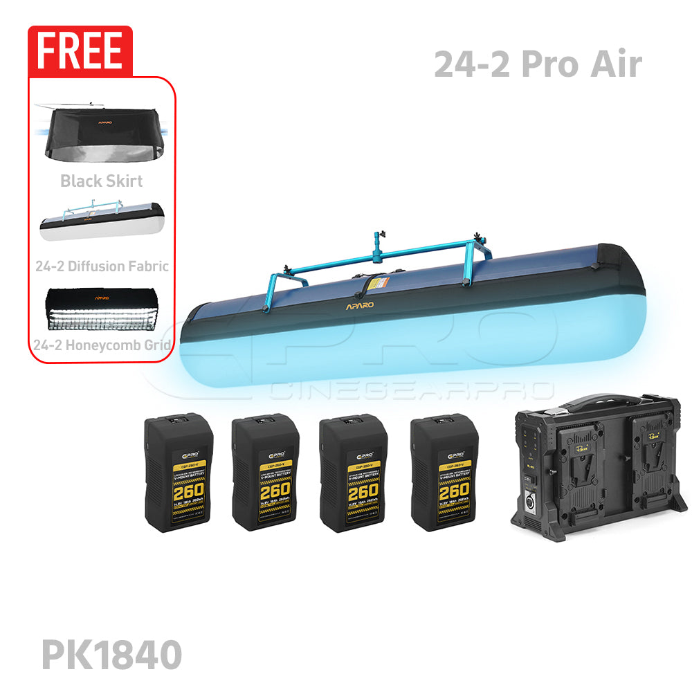 APARO RADi24-2 Pro Air 600W RGB Balloon Tube Light