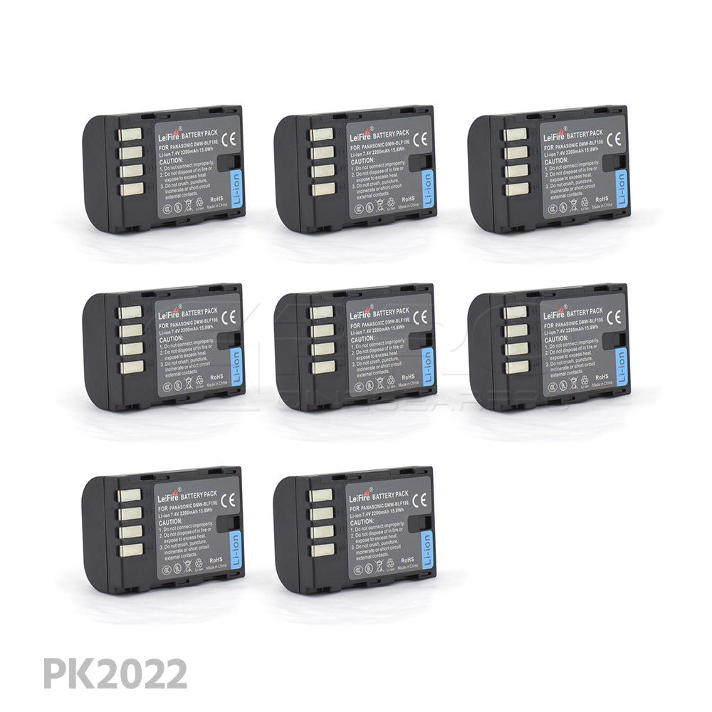 CGPro DMW-BLF19E 2200mAh 7.4V Lithium-Ion Rechargeable Battery for Panasonic Lumix GH5/GH4