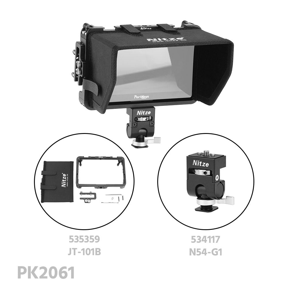 Nitze LH5P-KIT 5.5" Monitor Cage Kit For Portkeys LH5P