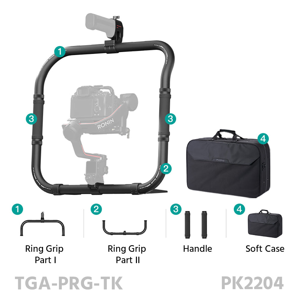 TiLTA TGA-PRG Basic Ring Grip Plus For DJI RS 2/ RS3/ RS3 Pro/ RS4 Pro/ RS4