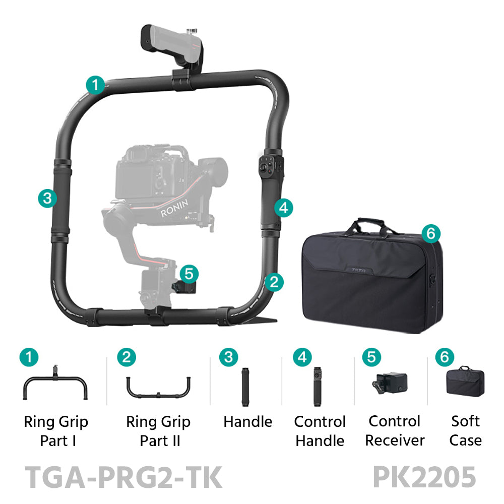 TiLTA TGA-PRG Basic Ring Grip Plus For DJI RS 2/ RS3/ RS3 Pro/ RS4 Pro/ RS4