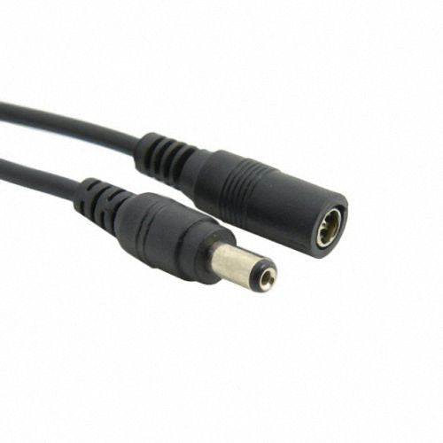 DC 5.5 * 2.1mm CCTV Extender Male to Female Barrel Connector Extension Cable 100cm 3ft Power Cable - CINEGEARPRO