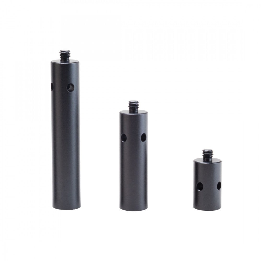 Nitze 15mm Aluminum Alloy Rod Kit (1”/2”/3”) with 1/4” Thread - R15-1/4-KIT