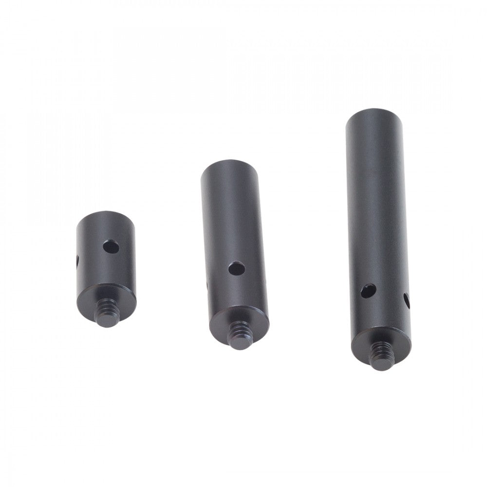 Nitze 15mm Aluminum Alloy Rod Kit (1”/2”/3”) with 1/4” Thread - R15-1/4-KIT