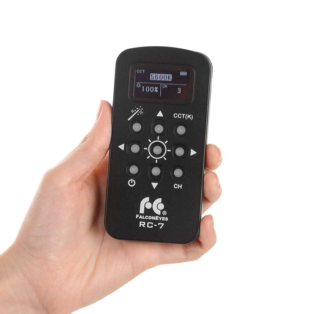 FALCONEYES RC-7 Wireless Remote Controller With LCD Screen Lighting Accessories - CINEGEARPRO