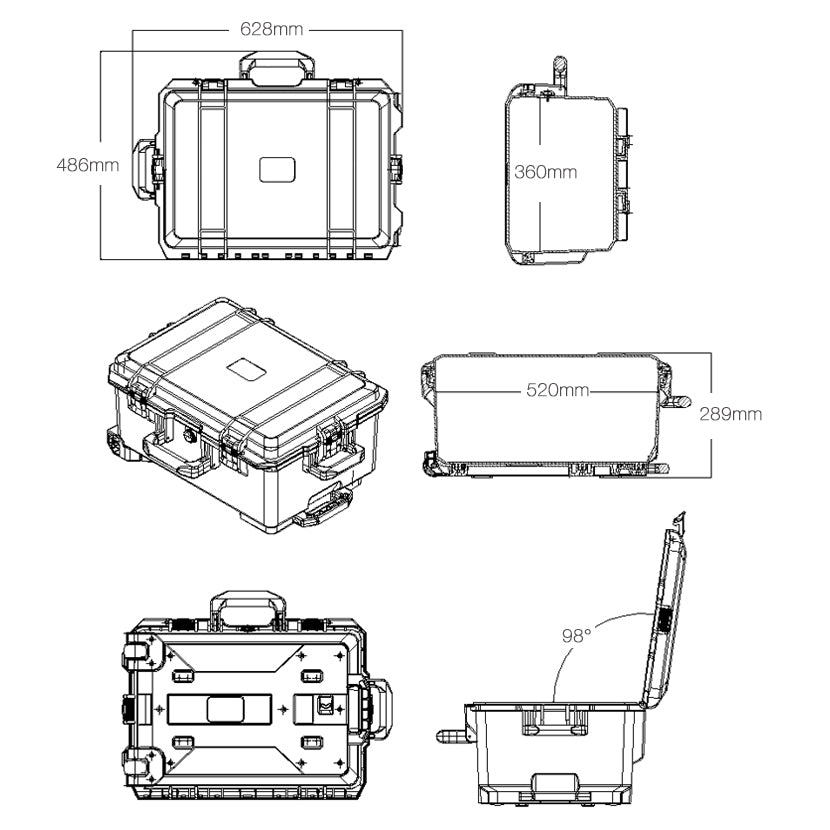 CINECASEPRO CP-AIR200 Filmmaker Protection Hard Case