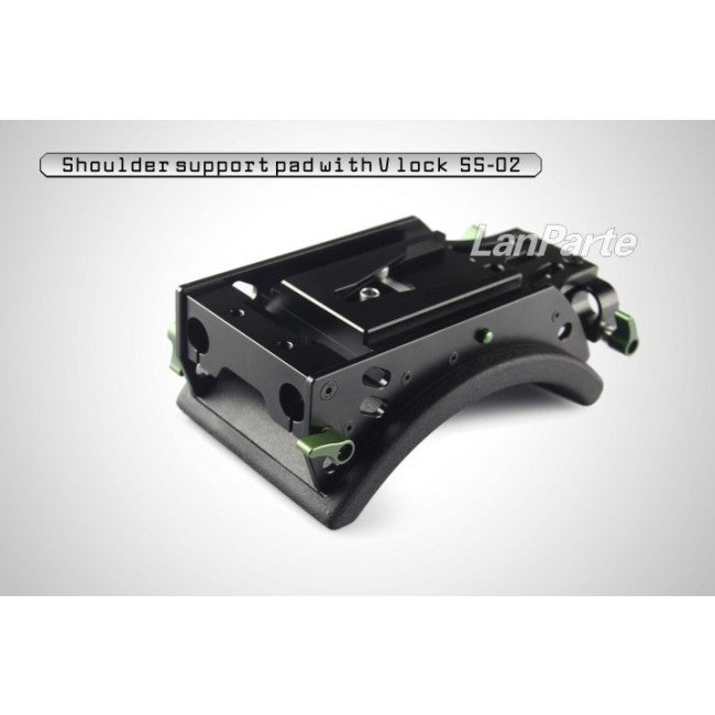 LanParte SS-02 Shoulder Support with V-Mount Lock Shoulder Support - CINEGEARPRO