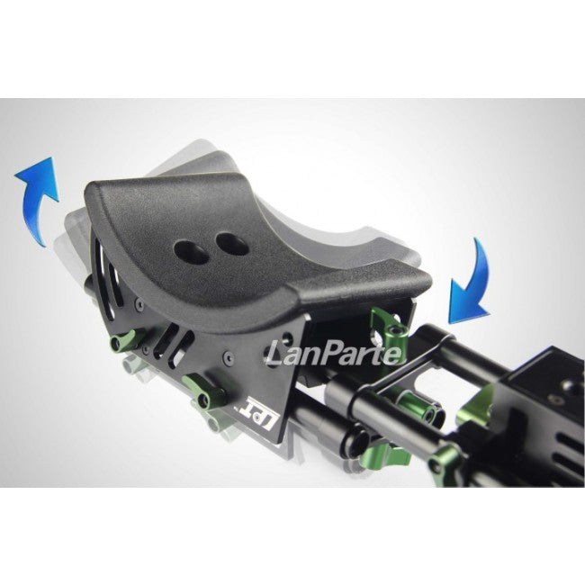 LanParte SS-02 Shoulder Support with V-Mount Lock Shoulder Support - CINEGEARPRO