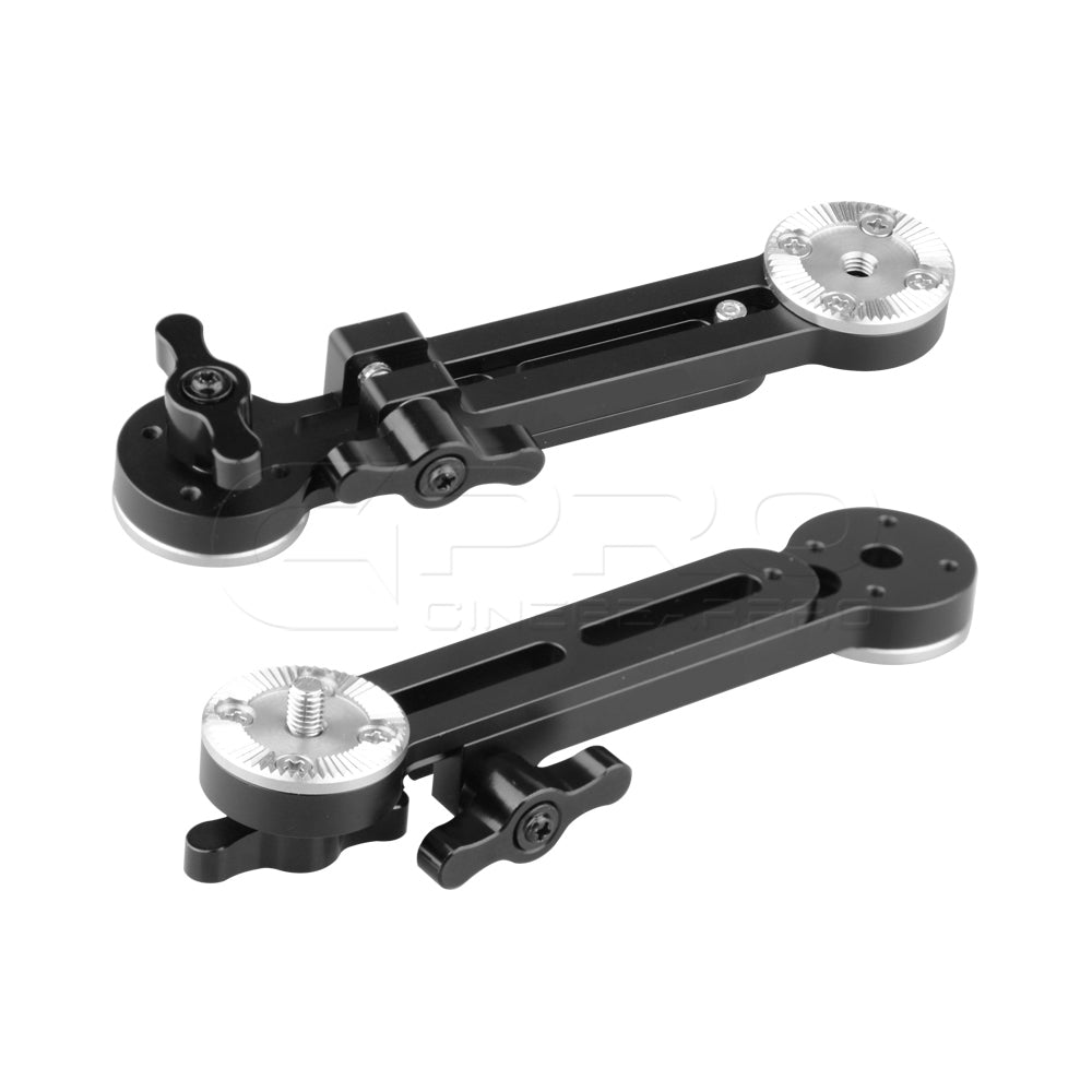 CGPro Adjustable Extension Arm With Double Rosette Mounts Rosette Components - CINEGEARPRO