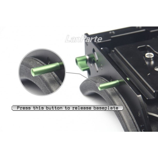 LanParte SS-02 Shoulder Support with V-Mount Lock Shoulder Support - CINEGEARPRO
