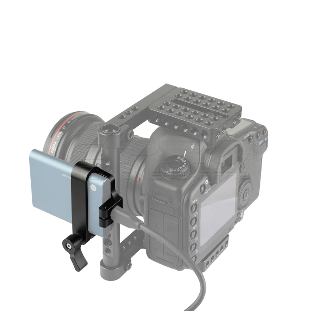 CGPro Samsung T5 SSD Mount Bracket SSD Holder Clamp For BMPCC 4K Cage Kit Clamp - CINEGEARPRO