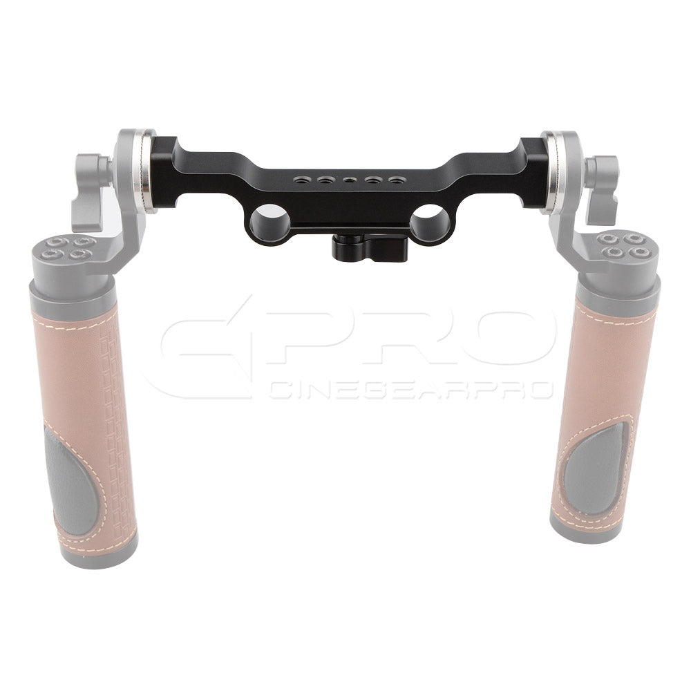 CGPro 15mm Rod Clamp Crossbar With Dual ARRI Rosette Mount Rosette Components - CINEGEARPRO