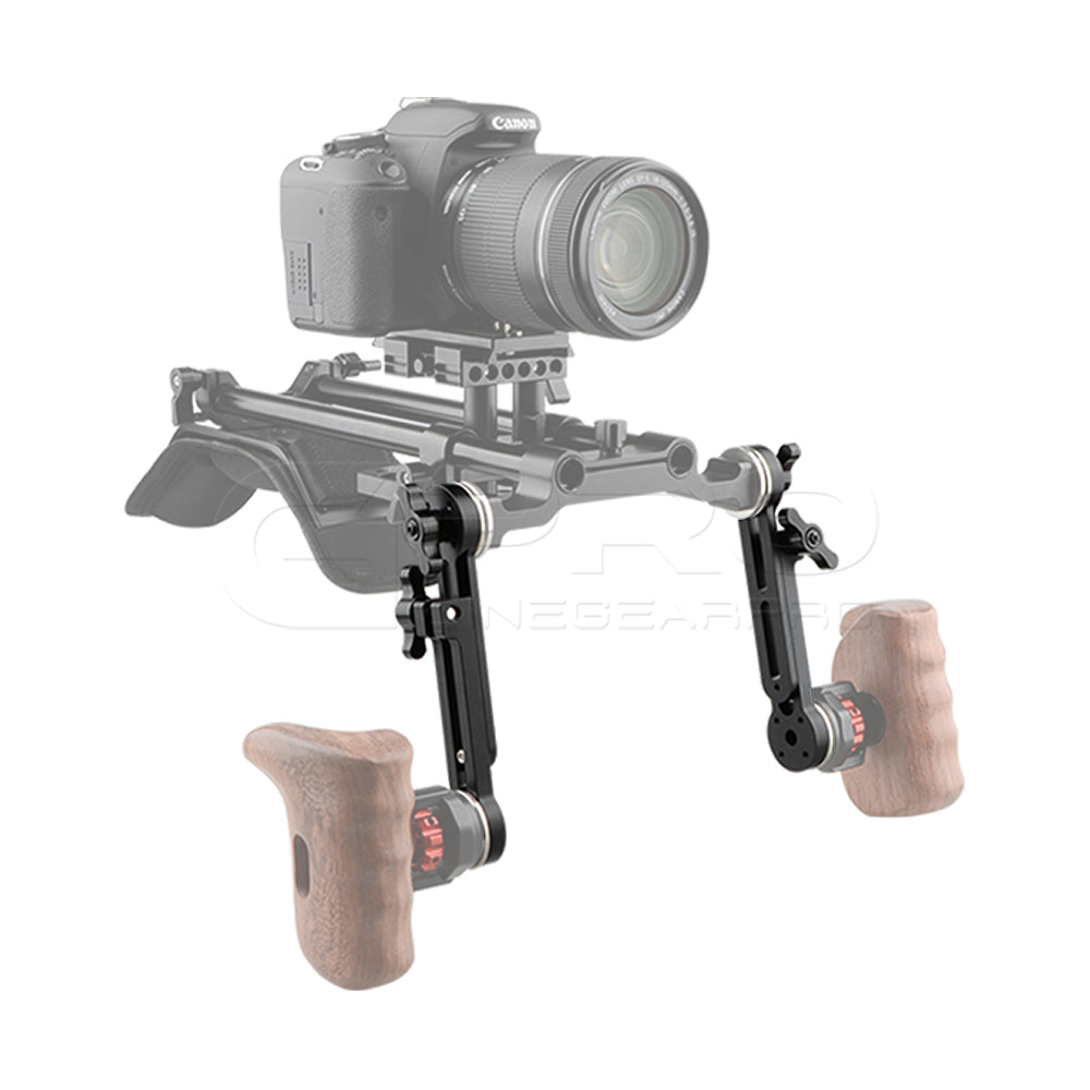 CGPro Adjustable Extension Arm With Double Rosette Mounts Rosette Components - CINEGEARPRO