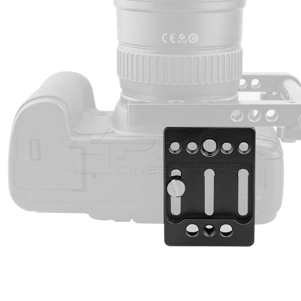 CGPro Compact Camera Half Cage Rig With NATO Left Handle Wooden Grip Rig/Kits - CINEGEARPRO
