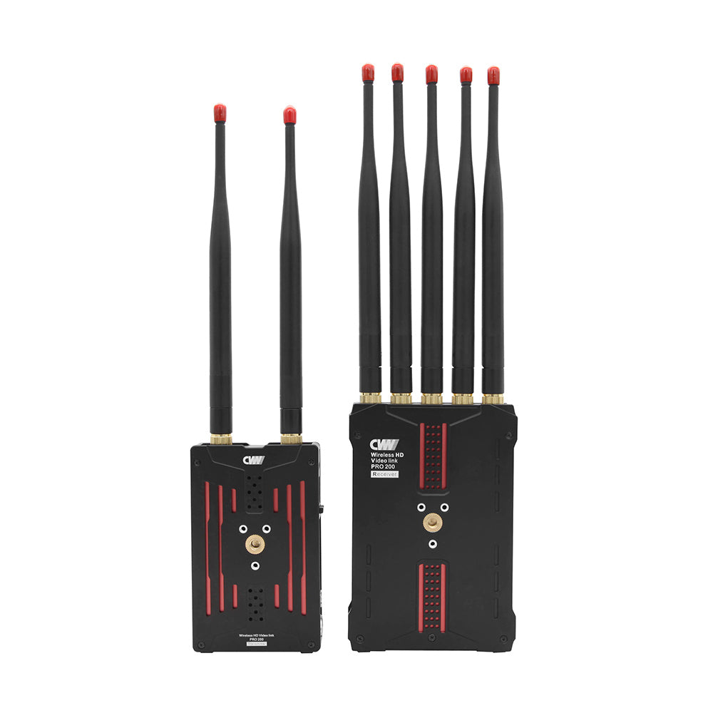 Crystal Video Technology 200M Long-Range Wireless HD Video Transmission Kit with Duo RX