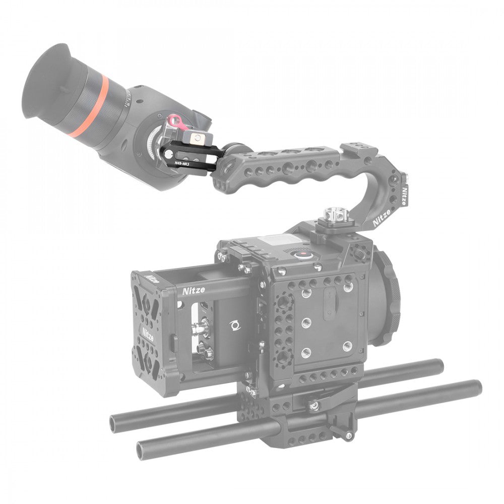Nitze N49-NR NATO Rail with ARRI Rosette (3“/5"/7")